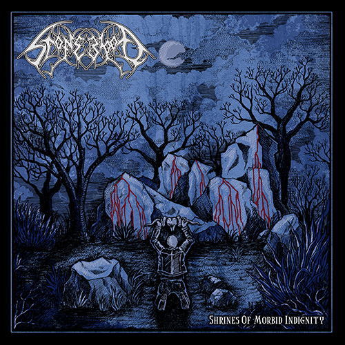 Stoneblood - Shrines of Morbid Indignity (front cover)